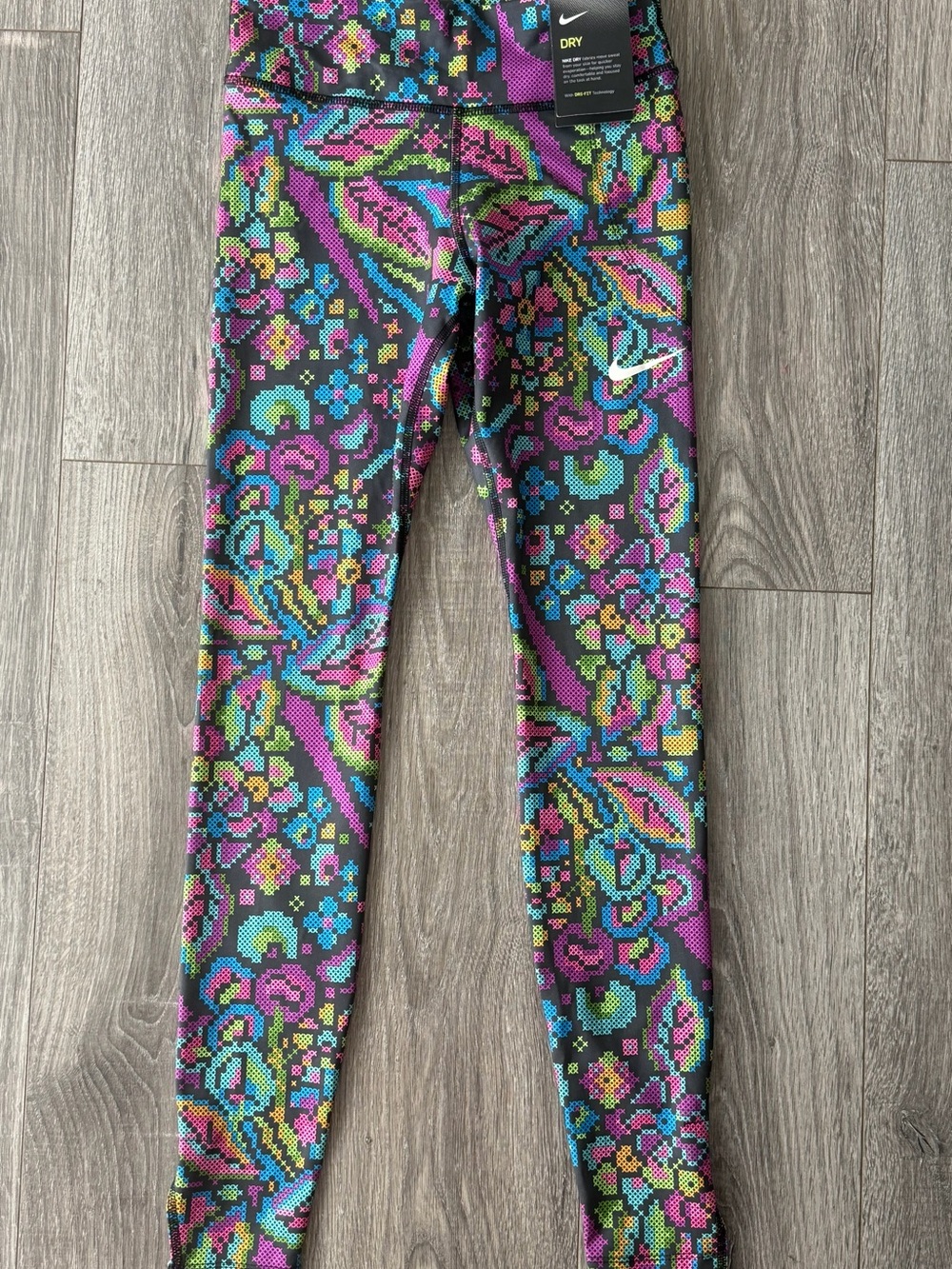 Nike Multi-Color Pixel Dri-FIT Leggings